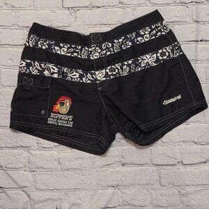 Black and white Nipper's Great Guana Cay Abaco Bahamas swim shorts #beachlife